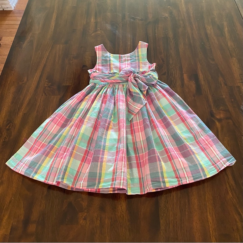 Ralph Lauren Multicolor Plaid Kids Dress